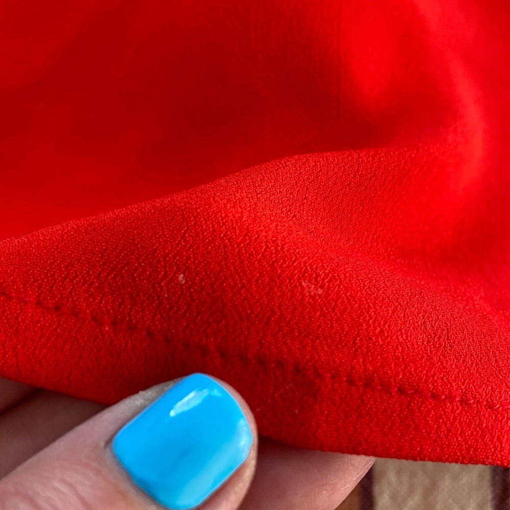 Revolve Privacy Please Red Ruffle Mini Dress Large - Picture 15 of 15